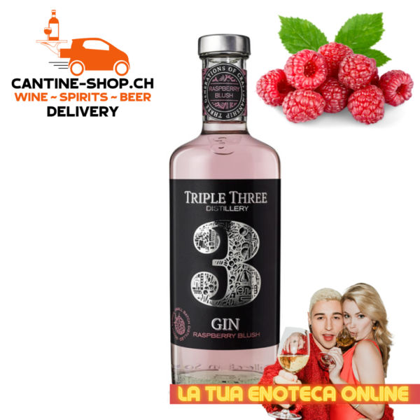 triple three gin raspberry blush